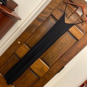 Gently worn American Apparel black flare pant jumpsuit